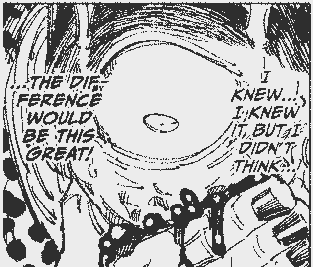 Jogo bleeding from his mouth, wide-eyed, thinking I knew... I knew the it, but I didn't think.. the difference would be this great! Jujustku Kaisen, Chapter 115